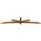 Ekena Millwork Alberta Smooth Timber Gable Bracket, Western Red Cedar, 108"W x 22"H x 3 1/2"D x 3 1/2"F, 5/12 Pitch GBW108X22X0404ALB00SWR - alternate 5